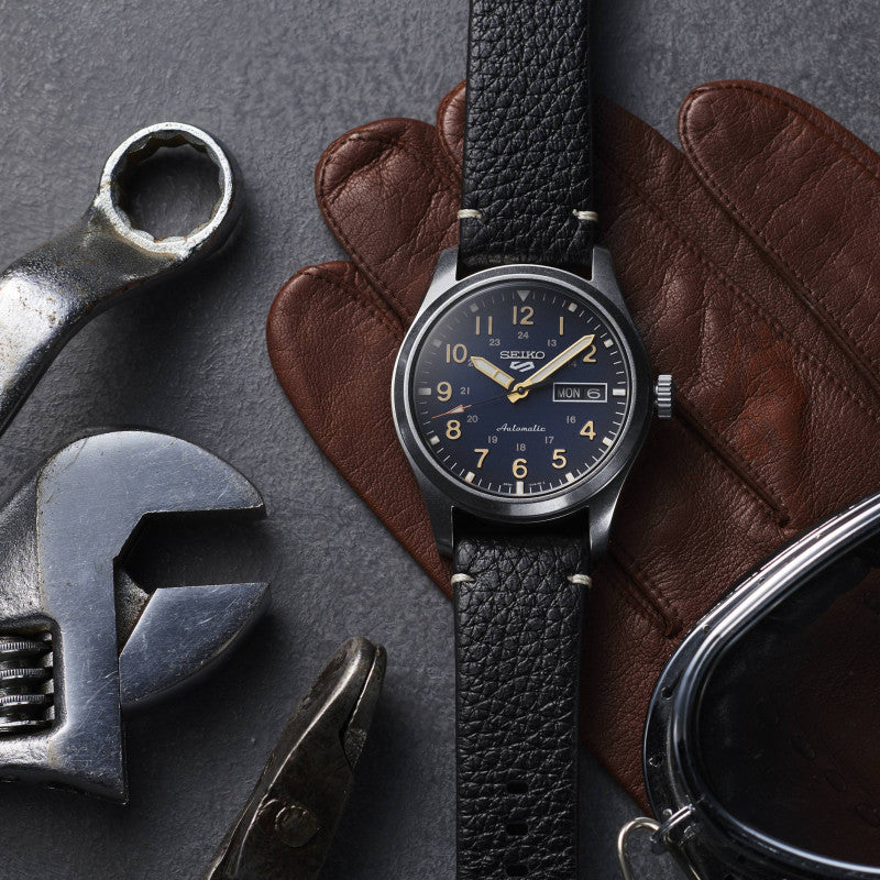 Montre Seiko 5 - FIELD Series - Cadran Bleu - SRPG39K1