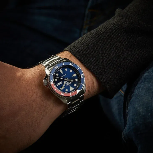 Montre Seiko 5 Sports SKX Series automatic - Bleu  - SRPD53K1